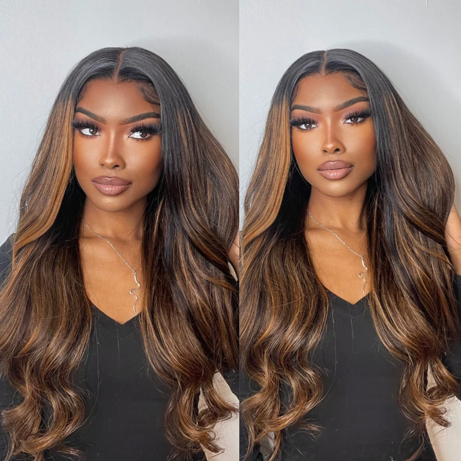 Body Wave 13x6 Lace Front Wig Human Hair For Women 2/30 Malaysian Highlight 30inch 13x4 Hd Transparent Lace Frontal Wigs