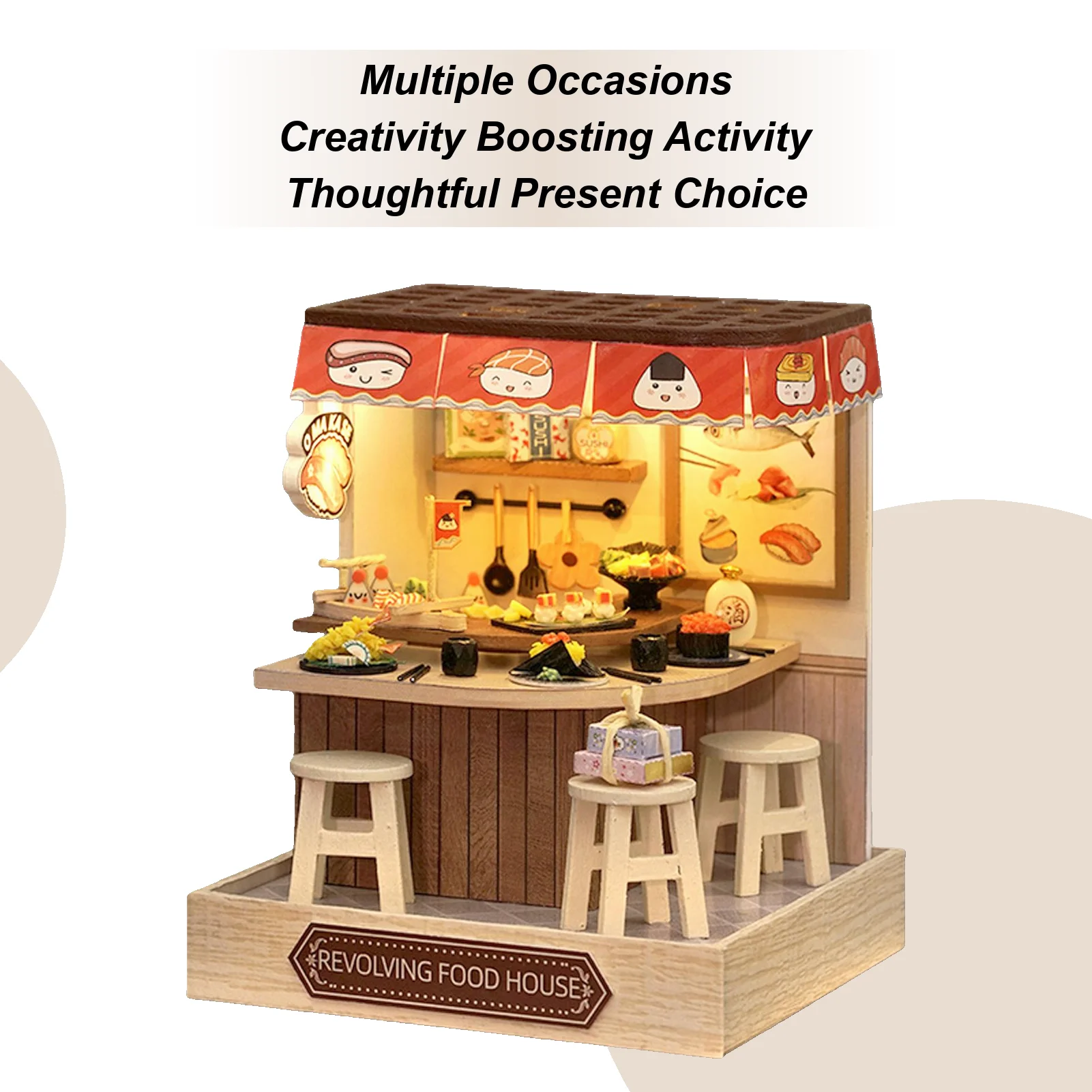 

Миниатюрный комплект, деревянные поделки с пылезащитным чехлом, декоративный кукольный домик, набор инструментов для гостиной, спальни, кухни, офиса, полки