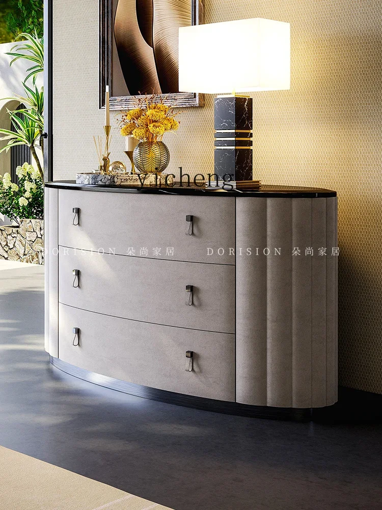 

XL1 light luxury three-bucket cabinet living room decorative storage cabinet modern simple bedroom bedside cabinet