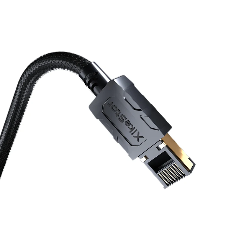 XikeStor 10G CAT 7 Ethernet Cable 10Gbps High Speed 30AWG Shielded Ethernet RJ45 Network Cable 1.5m, 3m, 5m, 8m