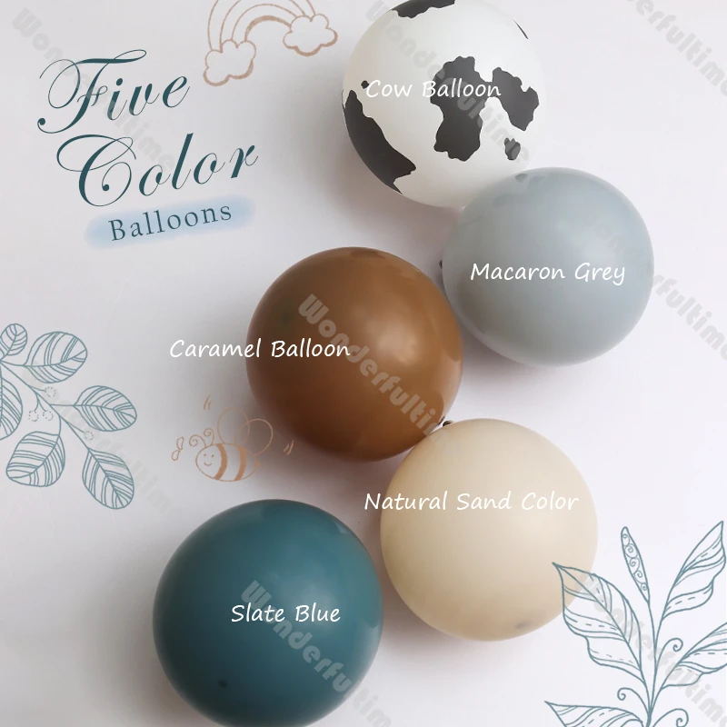 5-18in Doubled Beige Balloons Decoration Wedding Baby Shower Decor Mustard Ournt Orange Balloons Bridal Shower Birthday Backdrop