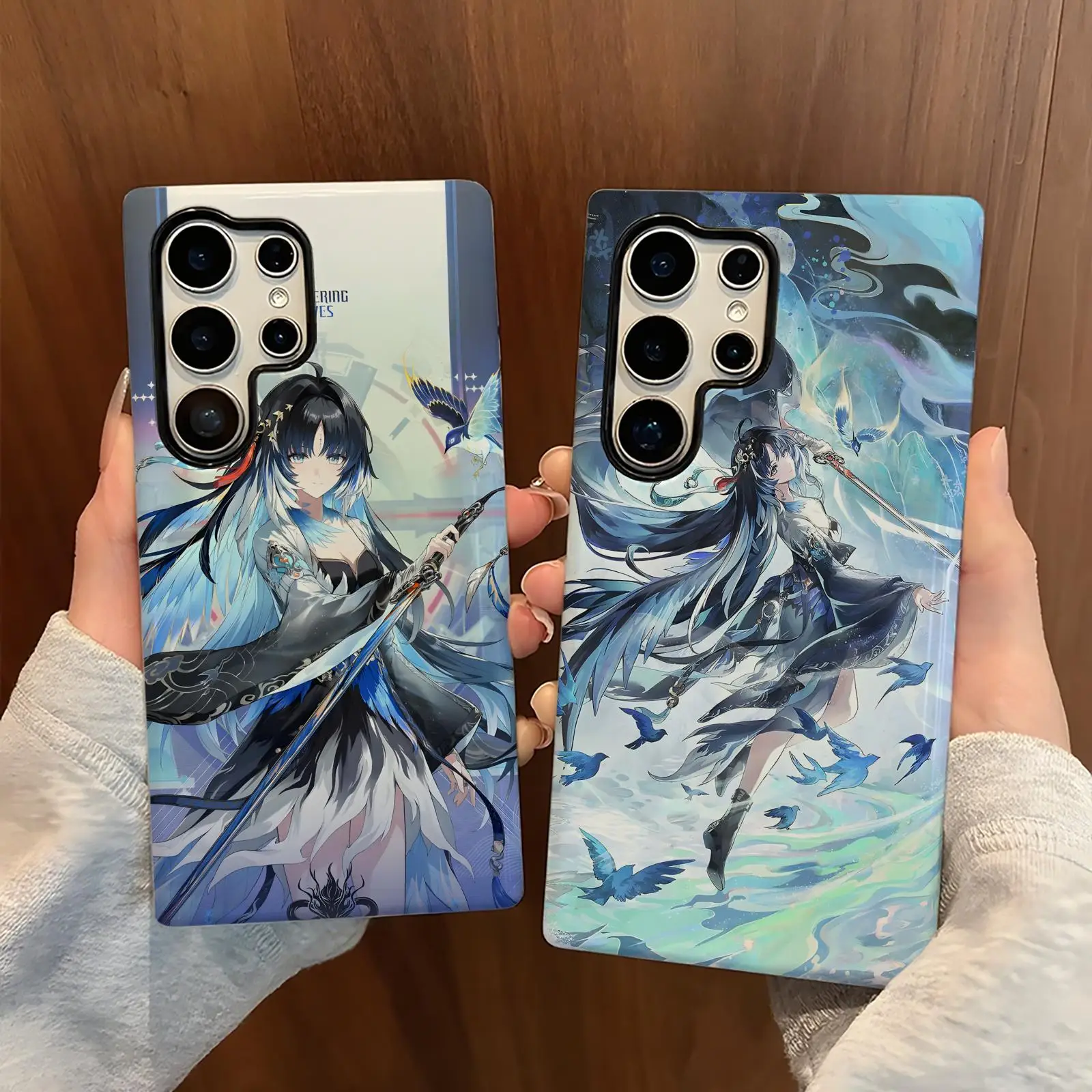 Phone Case For Samsung Galaxy S26 25 S24 S23 S22 S21 Ultra Wuthering Waves YangyangXuanling  Glossy Film Phone Case view 2