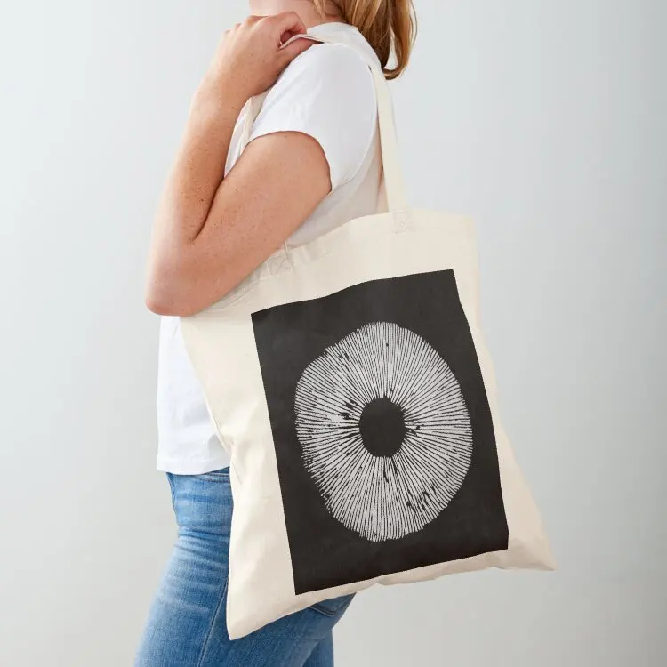 Mycology Mushroom Spore Print Art Tote Bag custom tote bag free delivery bags canvas bags