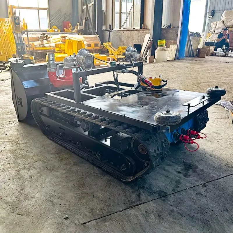 Waterproof Rubber Tracked Dredging Robot Dredging and Explosion Proof Robot