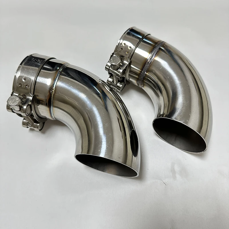 Auto parts Exhaust pipe suppressor Stainless steel exhaust outlet elbow connection