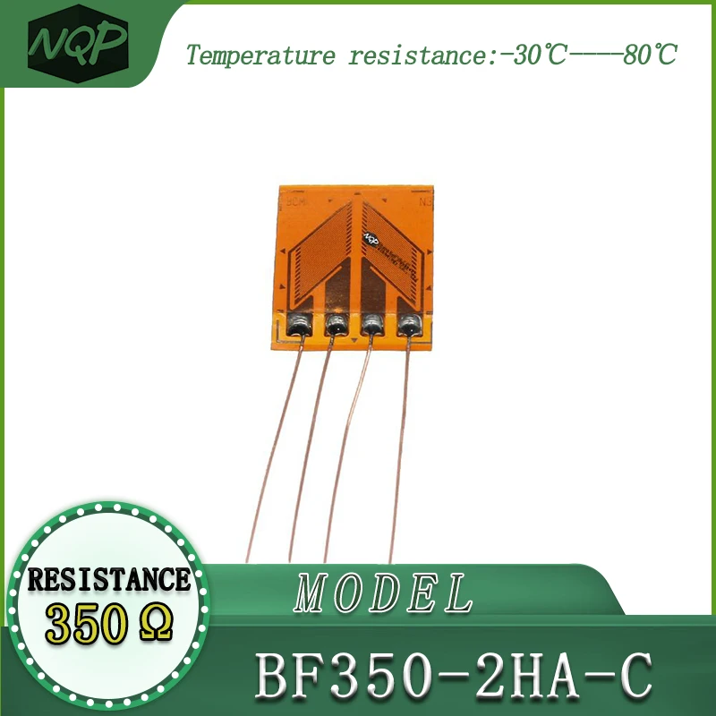 Strain gauge BF350-2HA-C,  high-precision, resistive type, with a resistance value of 350 ohms, for  load cells.