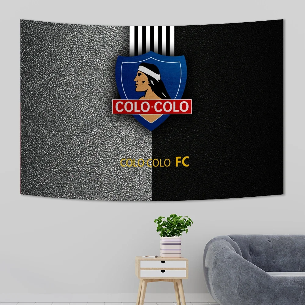 Chile Club Social Y Deportivo Colo-Colos Tapestry Banner Flag Garage Club Wall Hanging Decoration bohemian decor wall tapestry