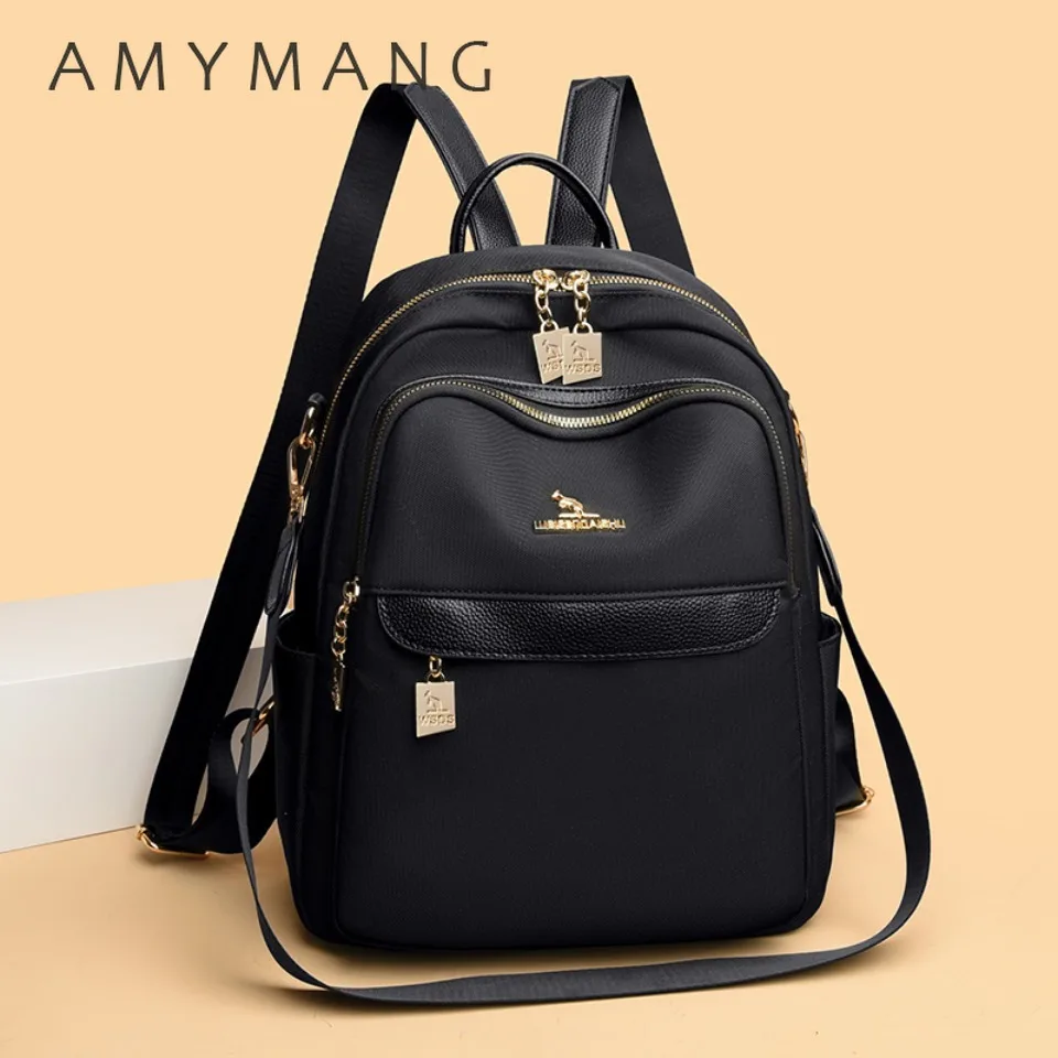 

Multi-functional Nylon Waterproof Backpack Large Capacity 3-in-1 Daypack Back Pack for Girls School Bags Travel Bag Shoulder Sac