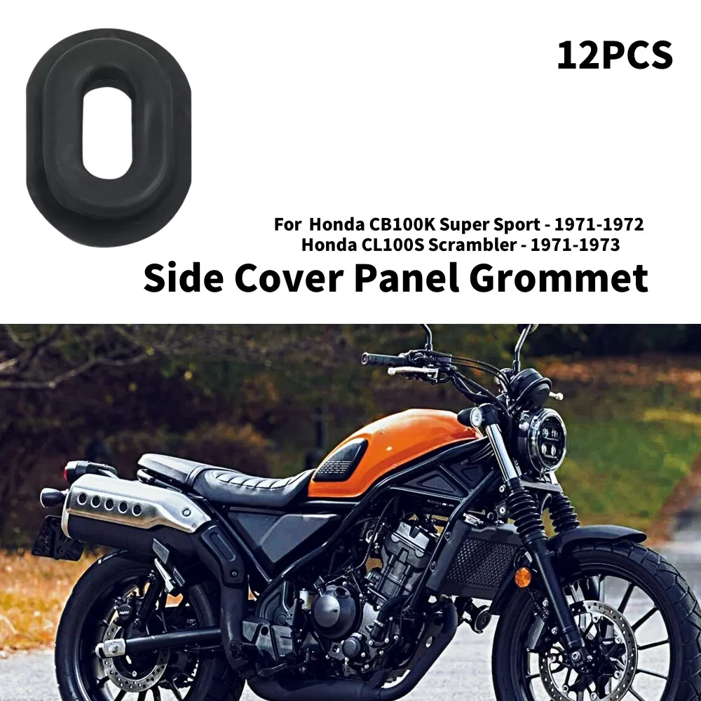 

Motorcycle Side Cover Panel Grommet For Honda CB100K Super Sport 1971-1972 CL100S Scrambler 1971-1973 Motorcycle Modification