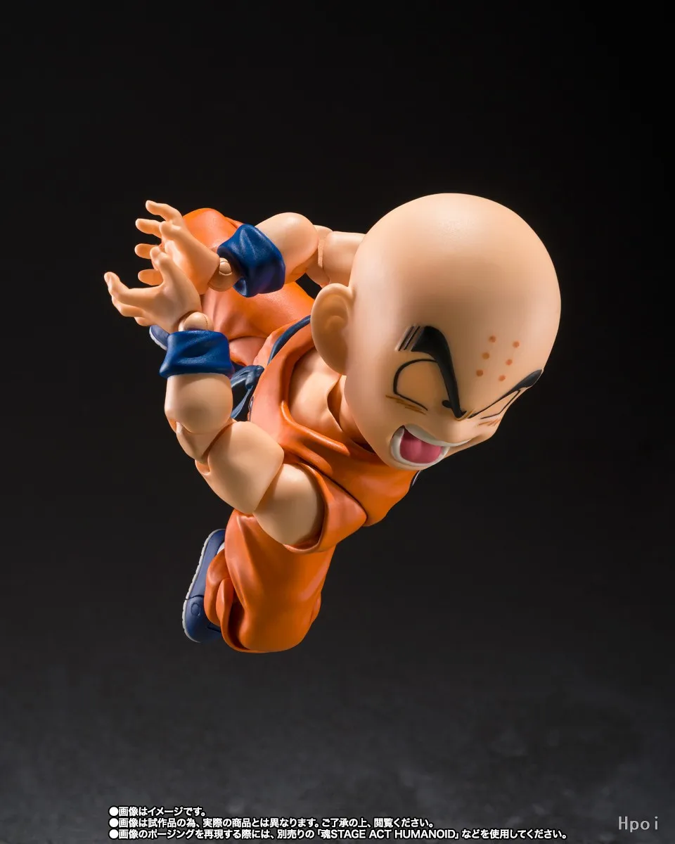 

In Stock BANDAI SPIRITS S.H.Figuarts DRAGON BALL Z Krillin Sun Wukong's Best Friend Ornaments Collection Anime Figures