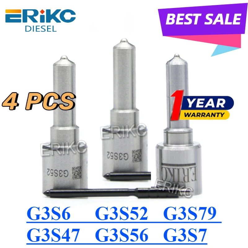 4PC G3S6 G3S52 G3S79 G3S47 NEW Injector Nozzle G3S56 G3S7 Engine Dispenser for DENSO Toyota Hilux Mitsubishi Nissan Cummins