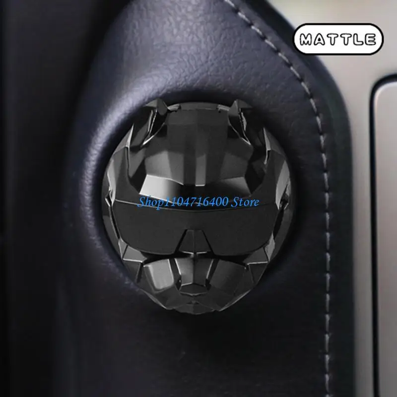 y1gd Dog Engine Ignition Start Stop Push Button Switch Button Cover Trim