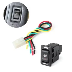 1PC Modified Heated Seat Switch Warp High Low Switch Car Conversion Parts For Nissan Patrol Y60