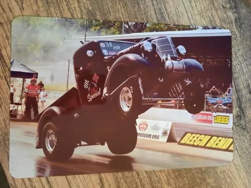 38 Special Pickup Truck Gasser Hot Rod  Metal Wall Sign