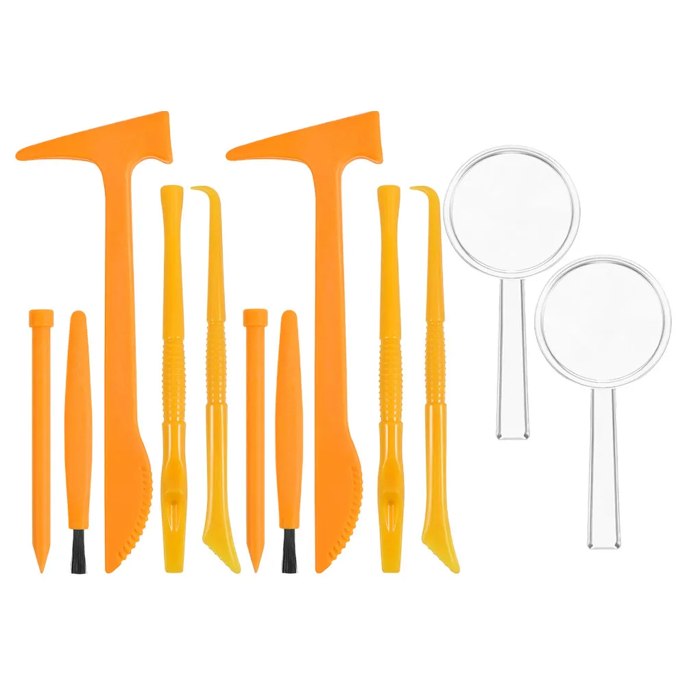 

2Sets Kids Digging Tools Excavation Kits Dinosaur Rock Digging Play Equipment Educational Archaeological Discovery