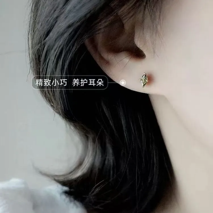 2026 New Minimalist Style Water Droplet Shaped Earrings, Small and Exquisite, Suitable for Women's Daily Party Jewelry Gifts