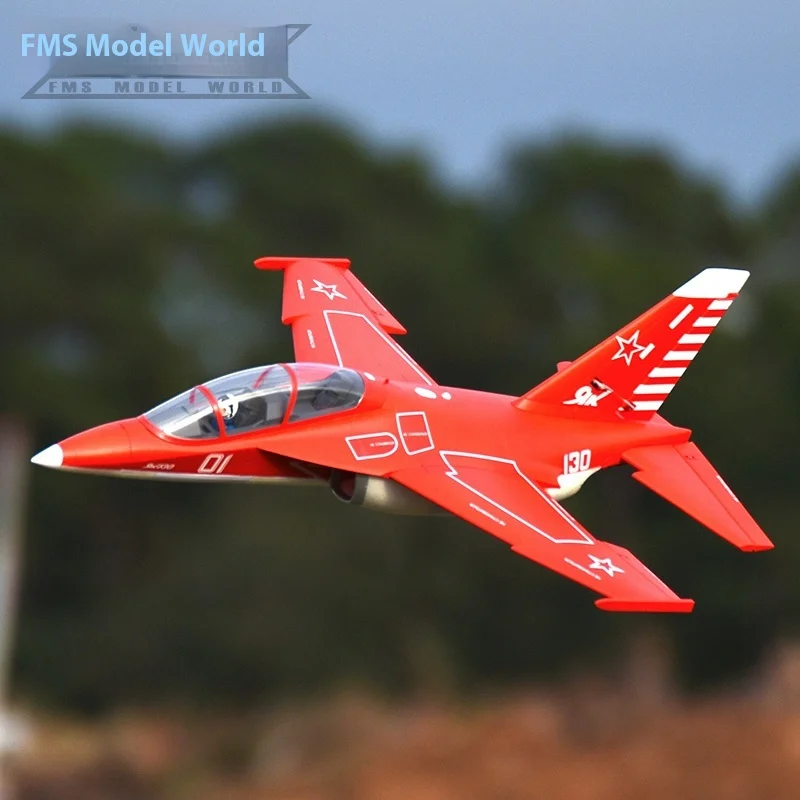 

FMS Remote Control Model Aircraft 70mm Ducted Fan YAK-130V2 Advanced Trainer Fixed Wing Large Scale Assembly Toy