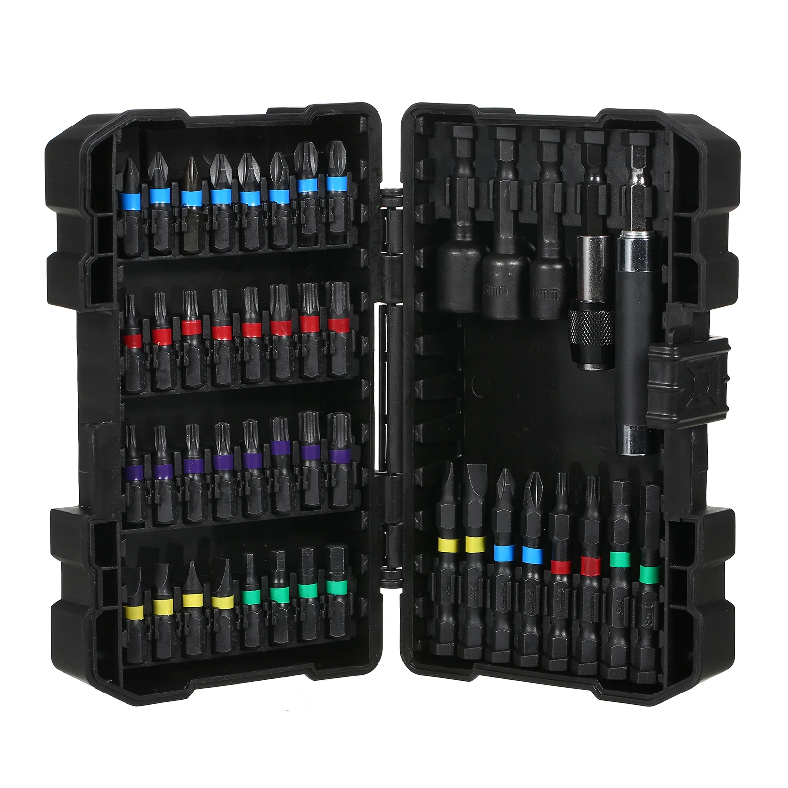 15/20/45PCS Drill Bit Impact Driver Bit Set for Wood Metal Steel and Security Screwdriver Bits for Power Tool with Case