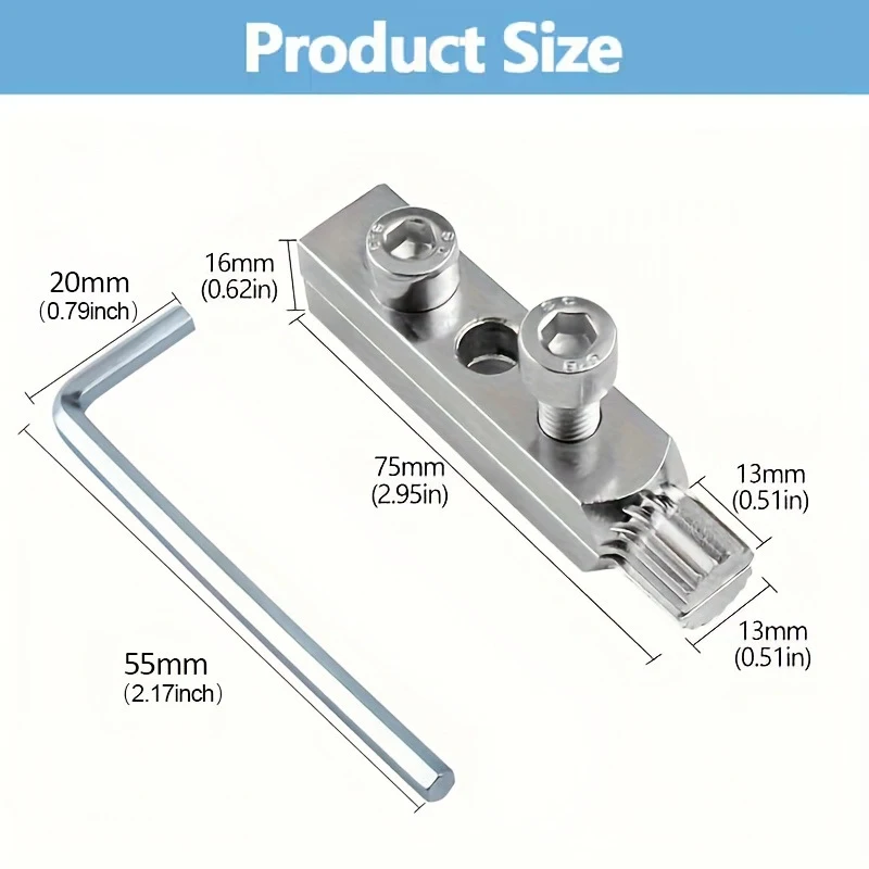 Broken Wire Extractor Threading Tools Tap Screw Remover Water-Tap Angle Valve Repair for 4/6 Points Bolt Extractor Plumbing Tool