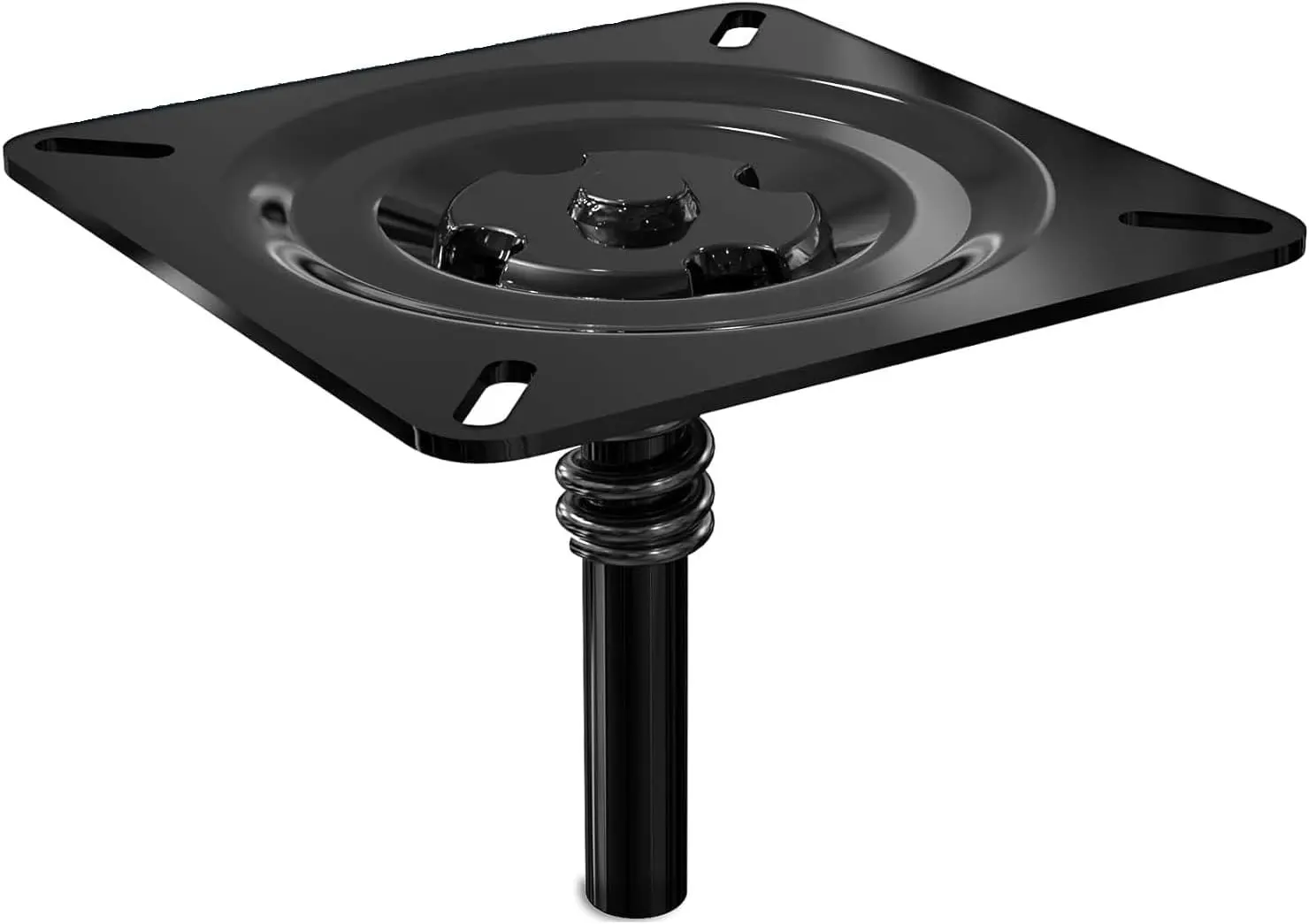 

Boat Seat Mount, 6.7x6.7x5.5in, Pedestal Pin with Spring, 360° Swivel Base, 1 Pack