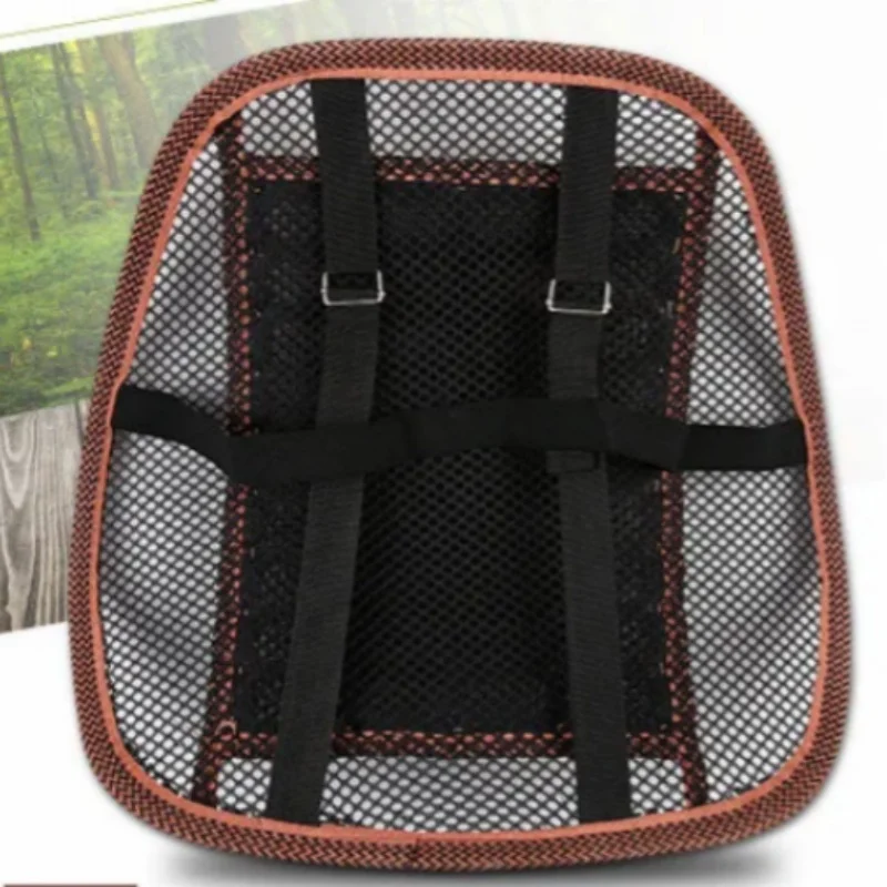 Breathable car waist cushion for leaning on of drivers wooden bead waist support summer back massage waist cushion car seat wais
