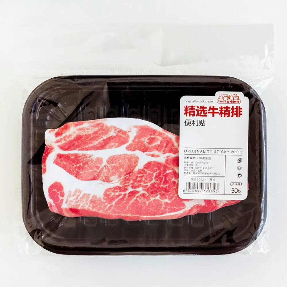 

Style for Home Office Notepad Child Simulation Fish Meat Sticky Notes Self-Adhesive Pads School Stationery Supplies Memo Pad