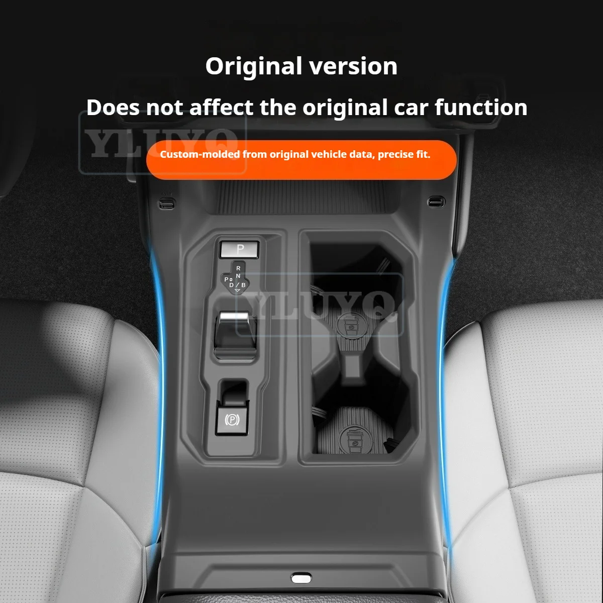 For 2026 Toyota RAV4 Center Console Storage Mat, Eco-friendly Storage Mat, Car Interior Modification Accessories