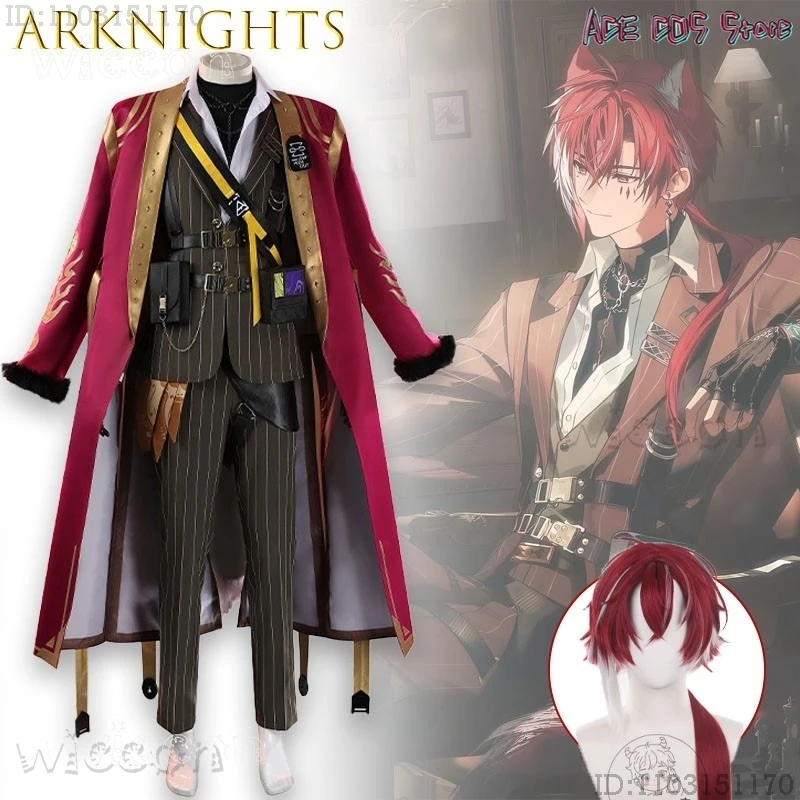 

Arknights Bellone Cosplay Costumes Woman Anime Full Set Mens Anime Game Same Style косплей Halloween Carnival