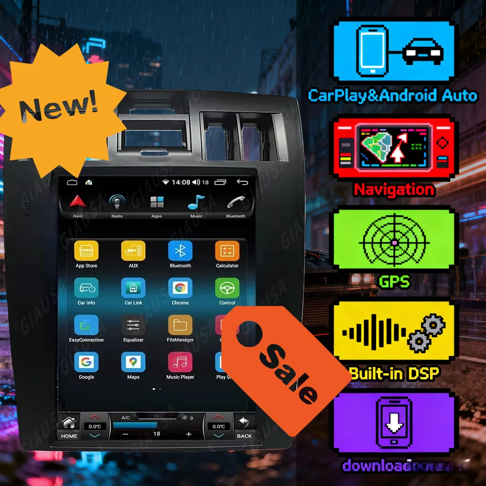 Android13 screen NEW Upgrade For Hyundai Rohens Genesis Coupe 2005-2008 Carplay Car Stereo Radio Multimedia GPS Navig Auto Audio