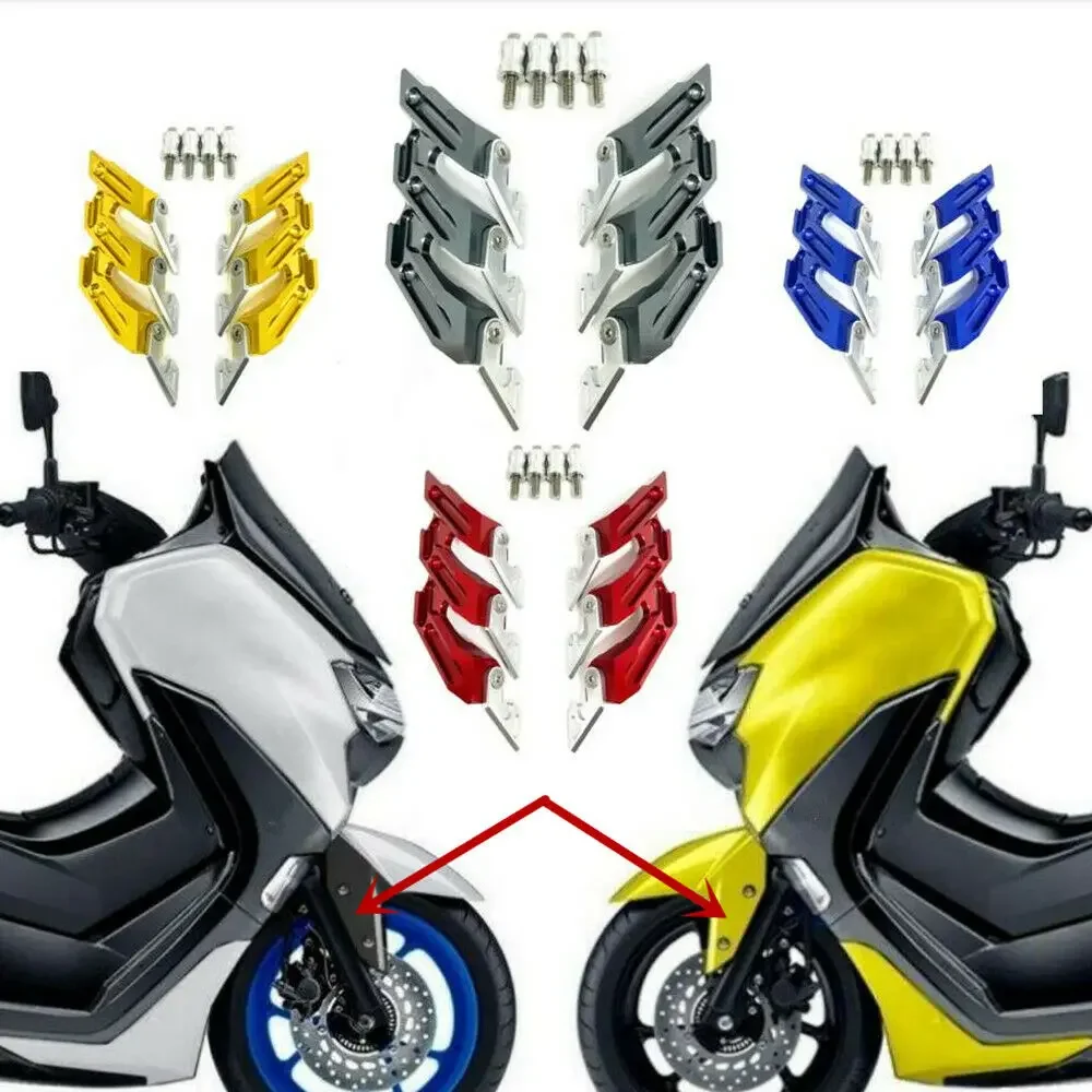 For Aerok 155 Le ADV Ninja250 Vixion CNC Front Fork Fender Side Mudguard Sliders