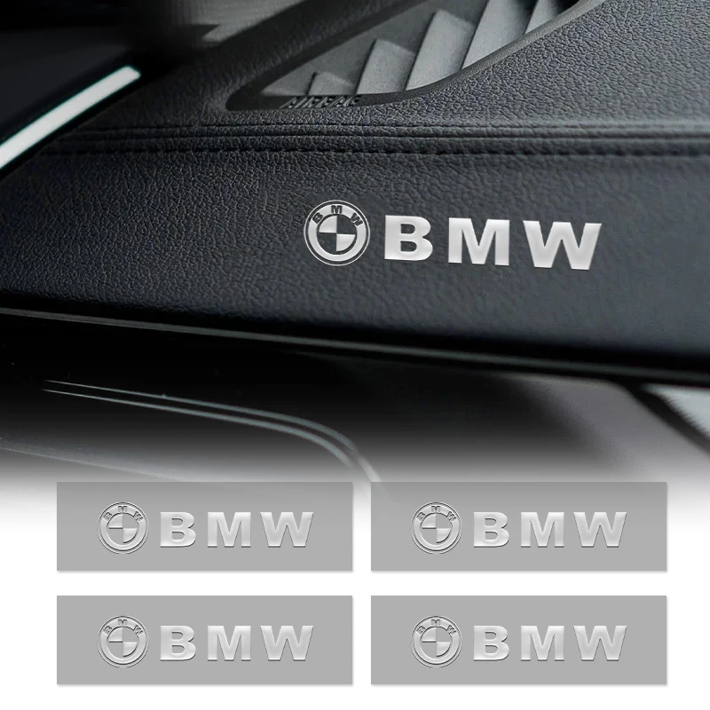 3D Car Logo Stickers Metal Letter Car Stickers Interior Decoration For BMW X3 X5 M5 M3 E46 E90 E60 F10 E39 F30 E36 G30 E70 G60