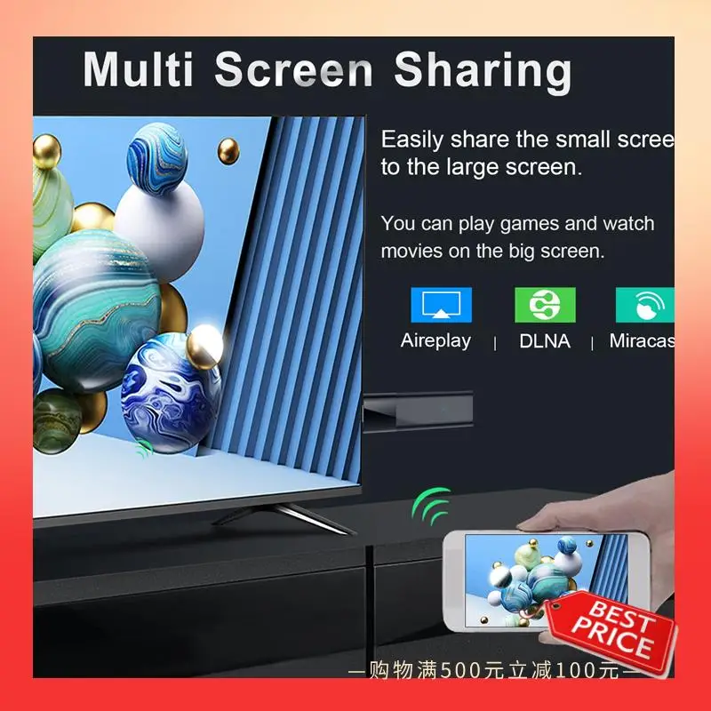 ABNR Q6 Mini TV Stick Android 10 2GB+8GB 2.4G+5G Wifi+BT4.0 H313 Quad Core A53 Smart TV Box Android TV Stick PK DQ03 Durable