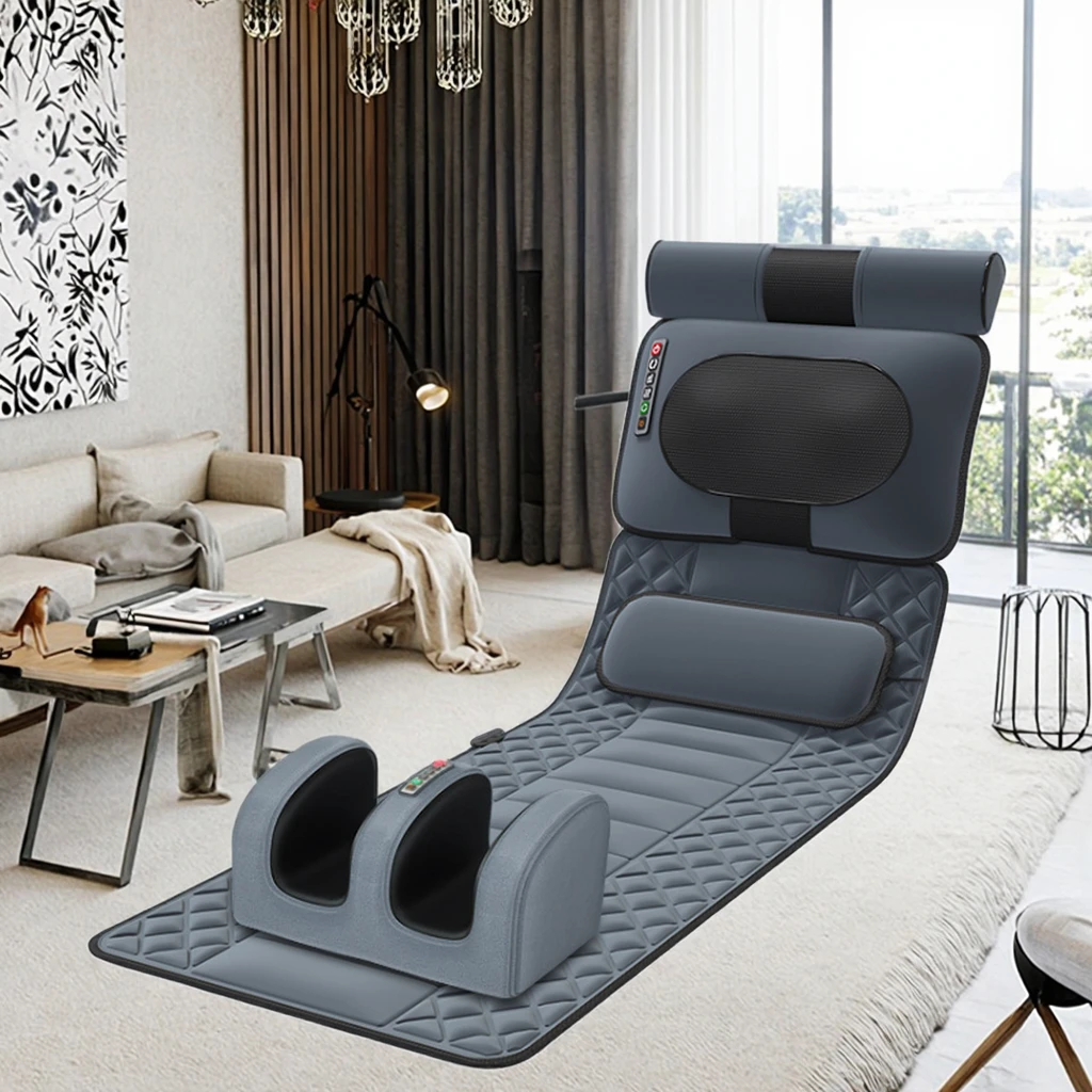 

Electric Standard Size Full Body Vibrate Orthopedic Massage Cushion Bed Mat Heating Electric Massage Mattress