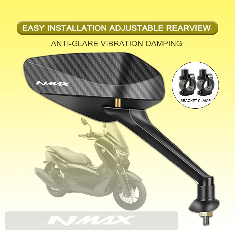 

Для YAMAHA VMAX 1200 1700 V-MAX 1200 NMAX N MAX обновление максимальная долговечность углеродное волокно антибликовое внедорожное зеркало заднего вида