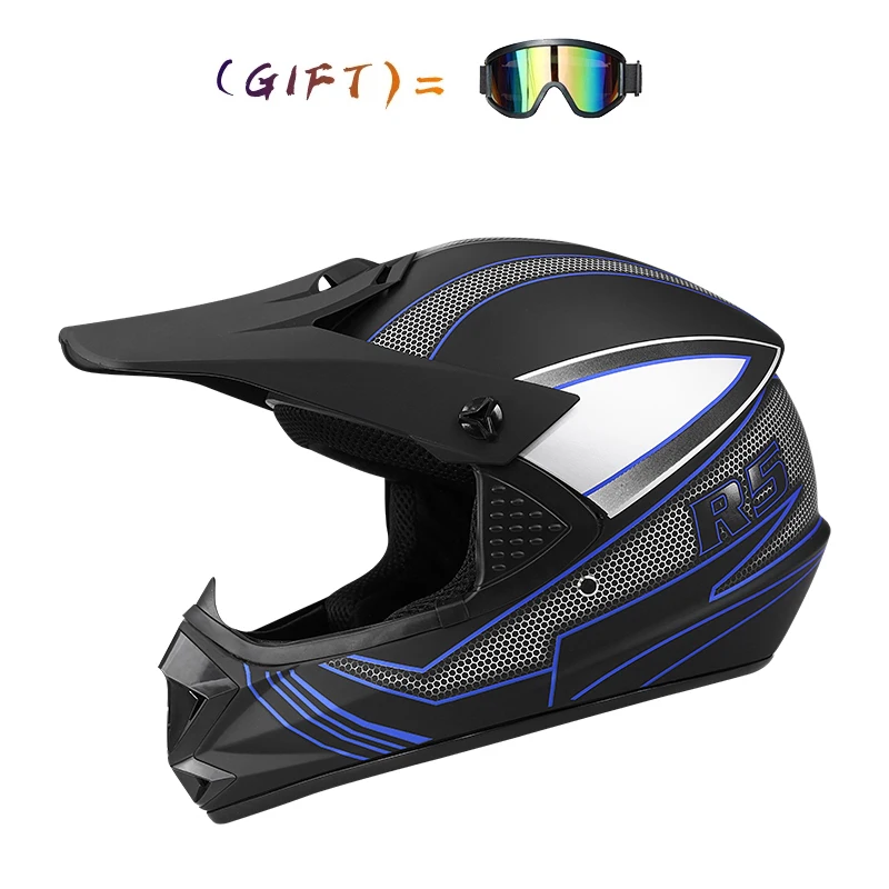 

Classic Bicycle Racing Helmet Motocross Downhill Bike Helmet MTB Off-road Mountain Full Face Motorcycle Motobiker Helmet