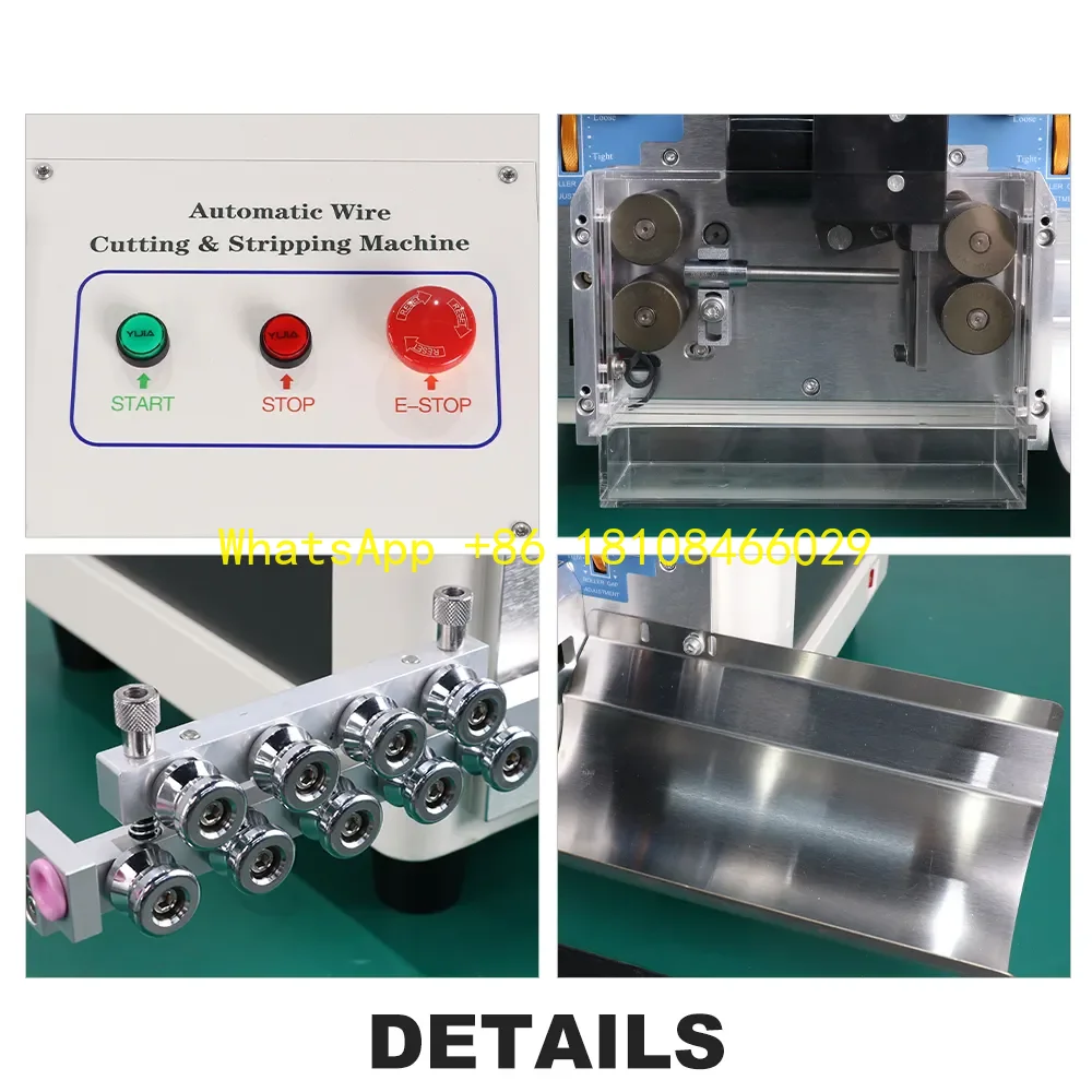آلة تجريد أسلاك الكمبيوتر الأوتوماتيكية JCW-CS03 لغة قابلة للتخصيص أ