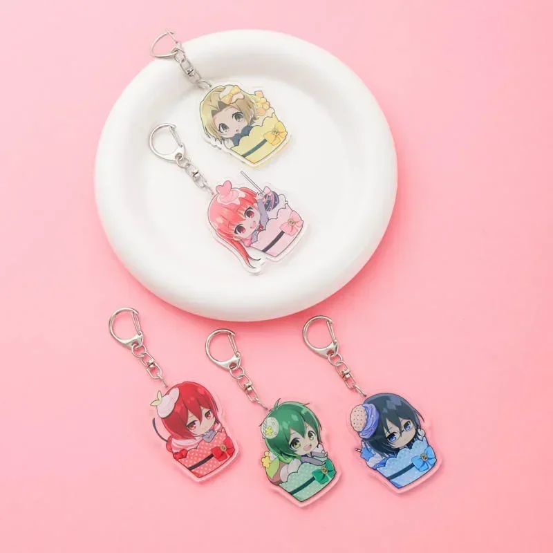 Anime Hori san to Miyamura kun Acrylic Keychain Accessaries Cartoon Funny Bag Pendant Charm Car Cute Keyring Friends Fans Gifts