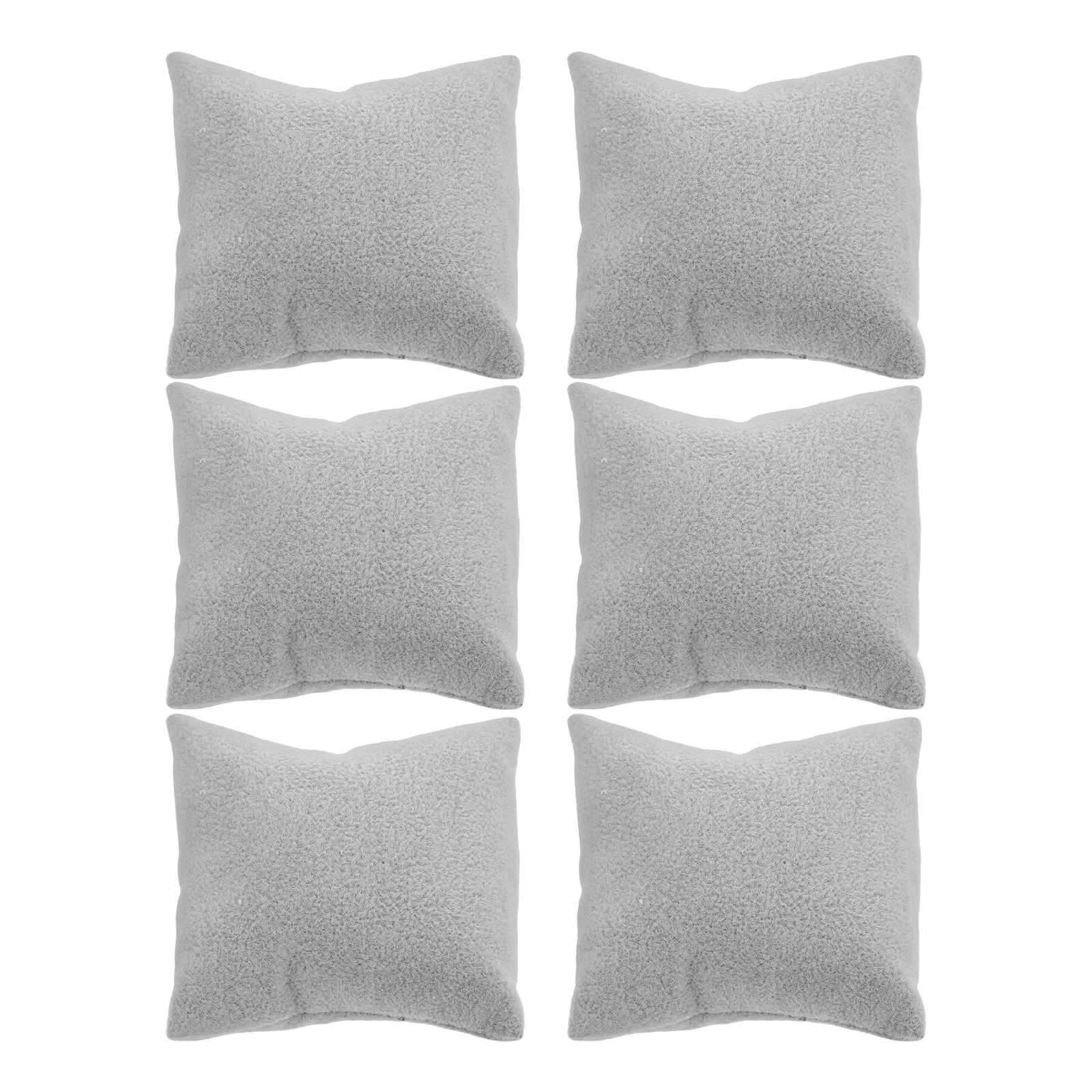 6 قطعة وسادة عرض المجوهرات سوار بسيط وسادة ساعة لجمع الإسورة حامل سلسلة عرض حصيرة ديكور الحفلات