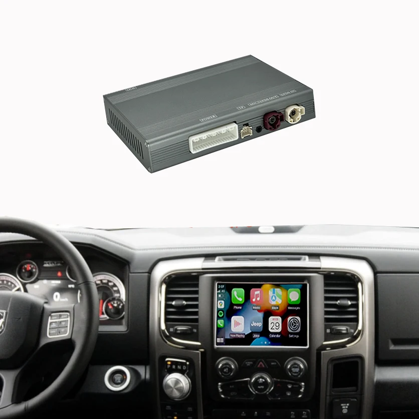 Original Carplay Smart Box RAM 2014-2017 Portable Dashboard Radio For Player Mirror Link Android Auto Wireless 1 Year