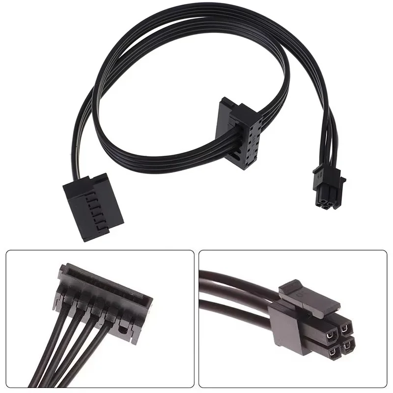 Mini 4 Pin Turn 1/2/3 SATA Power Supply For Lenovo Main Board Interface Small 4Pin To One/Two/Three SATA SSD Power Supply Cable