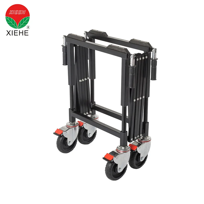 Steel European Style Coffin Accessories Transport Church Trolley