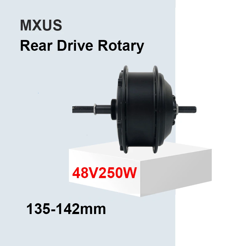 

MXUS Bicycle 48V250W Rear Wheel Drive Rotary Brushless Motor with Gear Hub Small High-speed Motors135-142mm