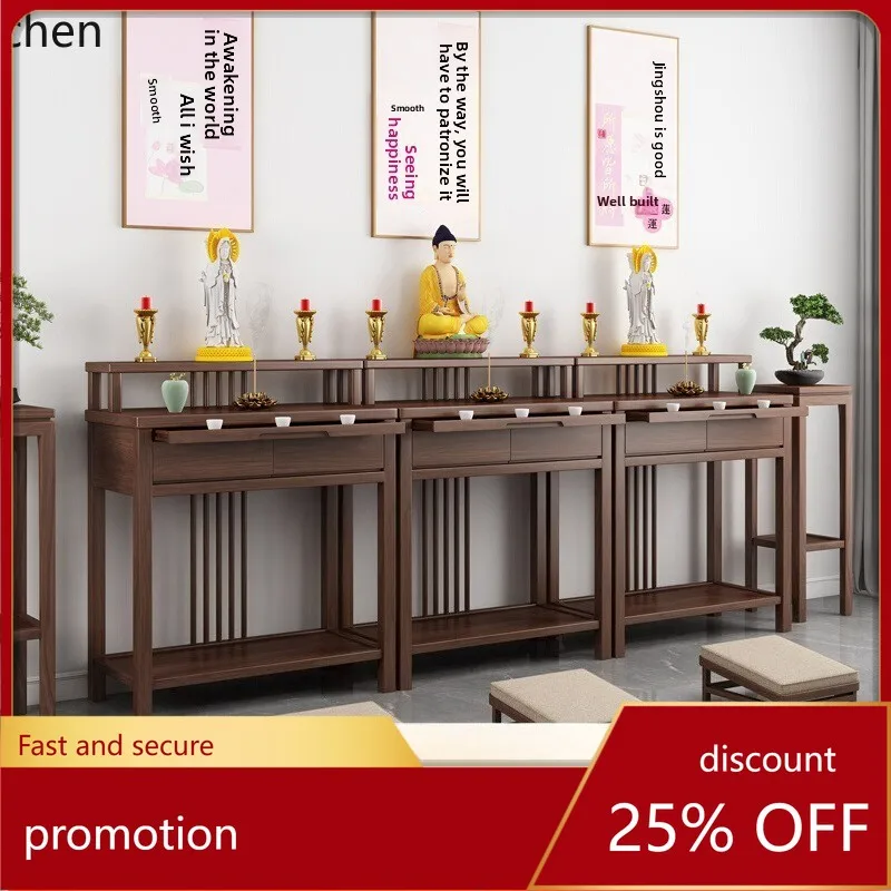 new Chinese tenon and mortise offering table incense case Buddha God of Wealth offering  tribute table