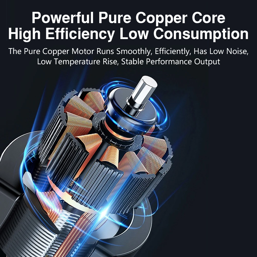 Беспроводная тепловая пушка Портативный ручной электрический вентилятор горячего воздуха с 3 насадками Светодиодный дисплей для 18 В Makita Style Industrial Home Hair