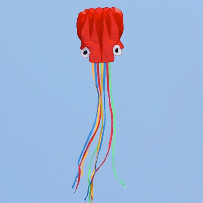 free shipping octopus kites flying toys for children kites factory soft kites windsocks professional winds outdoor toys koi new