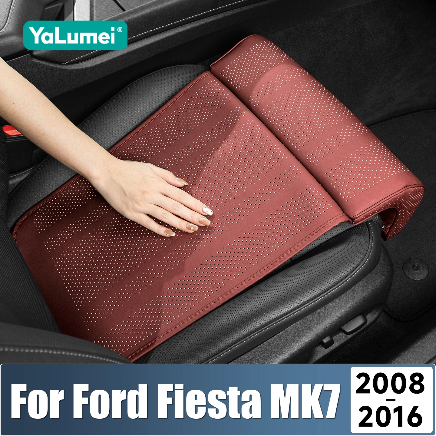 

For Ford Fiesta MK7 2008 2009 2010 2011 2012 2013 2014 2015 2016 Car Driver Seat Leg Support Extension Cushion Mat Footrest Pad