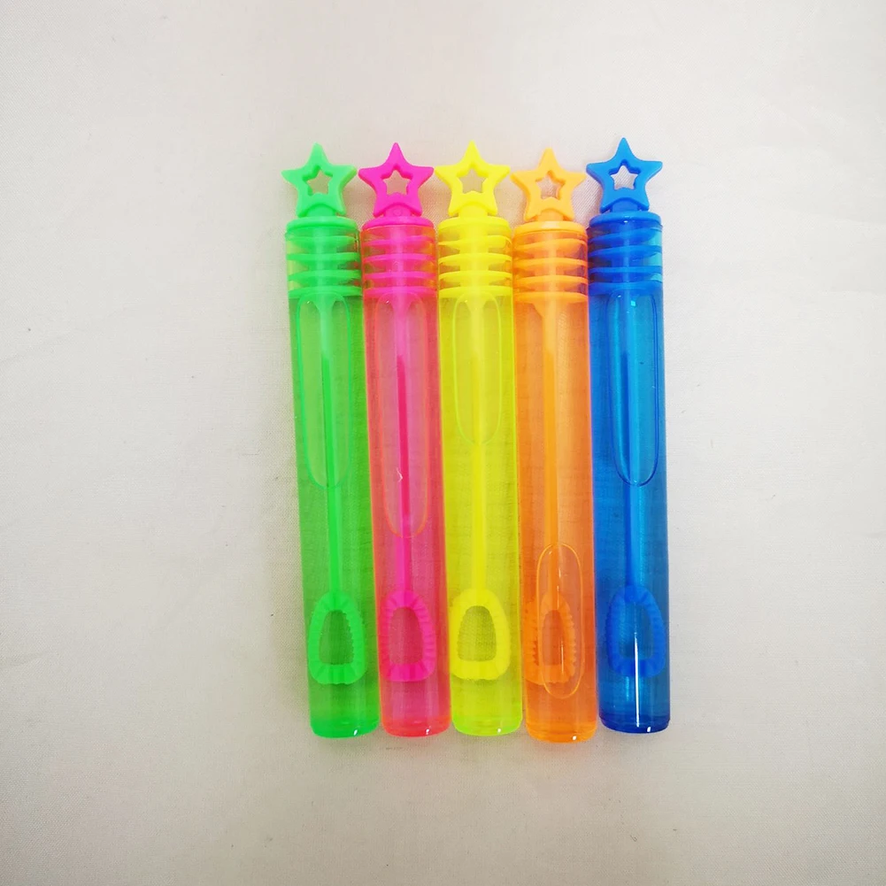 24pcs Empty Wand Tube DIY Bubble Maker Soap Water Bottles Playing Funny Kids Toy