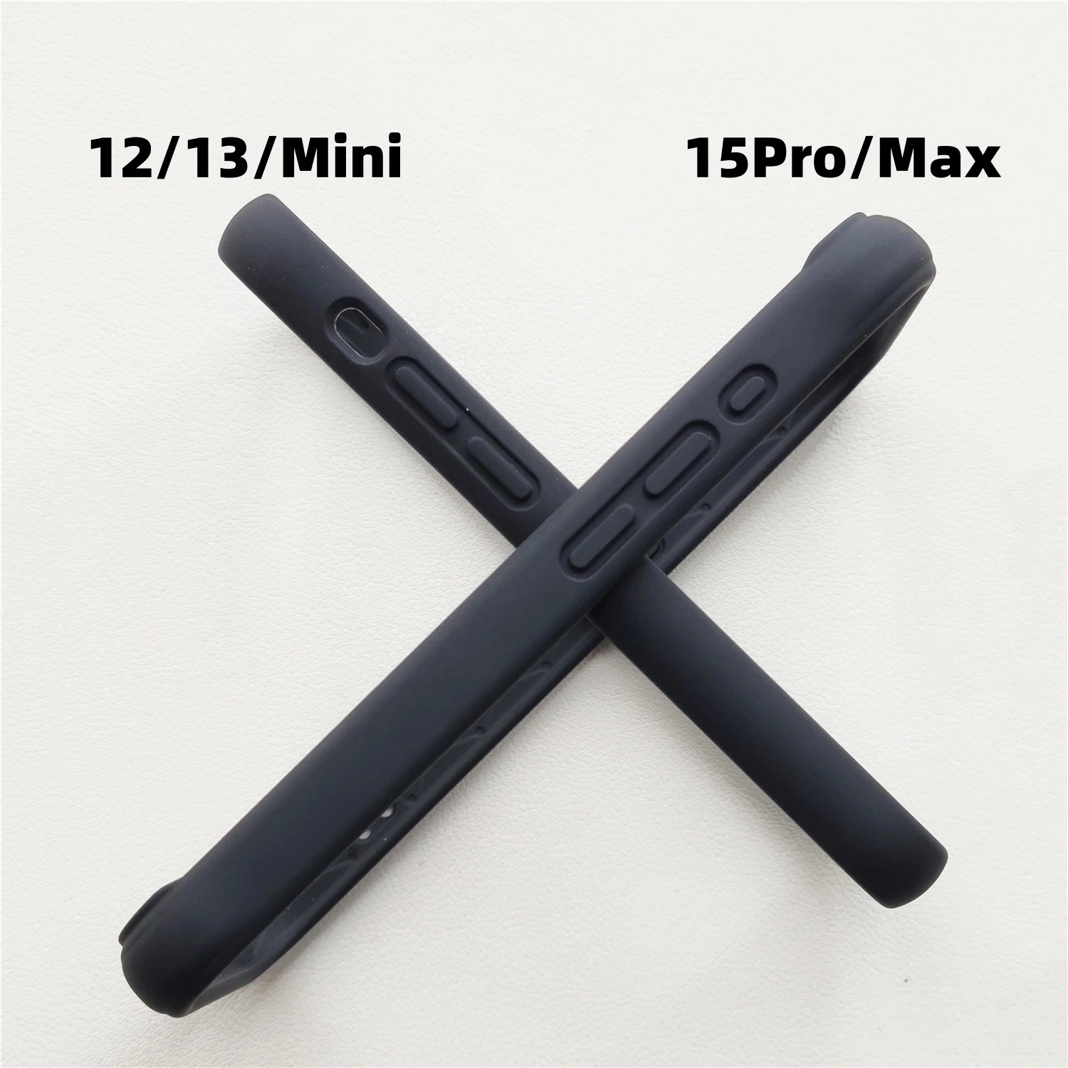 2024 New Liquid Silicone Original Bumper Frame Phone Case for iPhone 15 14 Pro Max 15 14 Plus 12 13 Mini Anti-Knock Back Cover