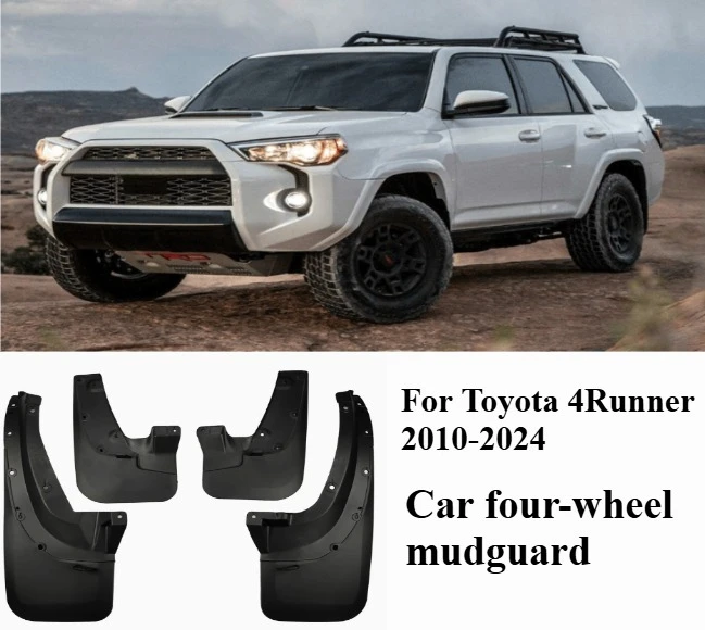For Toyota 4Runner 2010-2024 Car four-wheel mudguard front and rearwheelsanti silt wear-resistant and durable exterioraccessorie