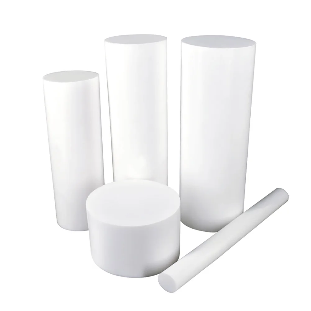 PTFE قضيب ضياء 6-140 مللي متر بولي تترافلورو إيثيلين شريط مستدير ارتفاع درجة الحرارة الكيميائية مقاومة غير عصا الطول الصناعي 50-500 مللي متر #5